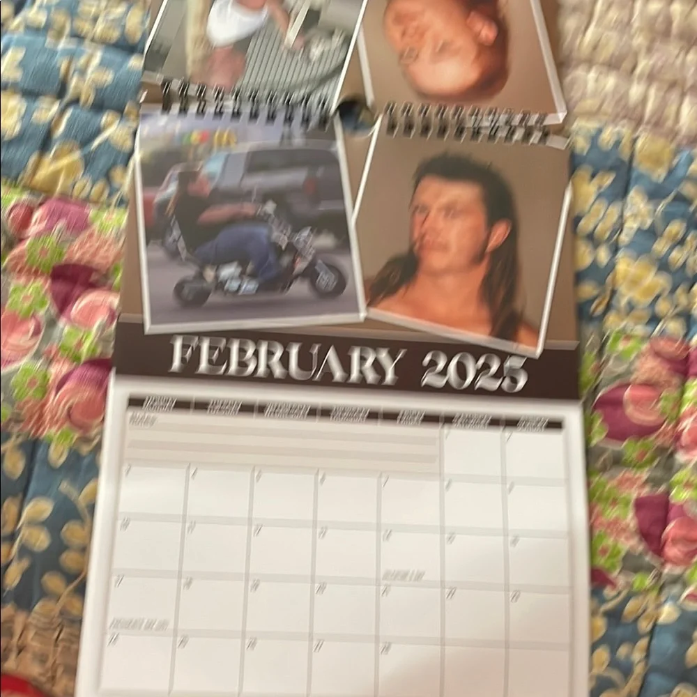 World's Greatest Mullets 2025 Calendar - Brown